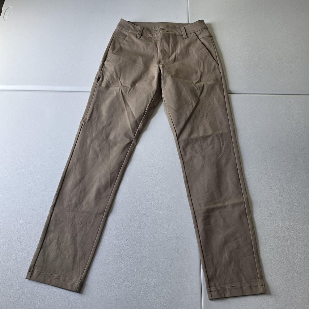 BYLT Everyday Pant 2.0 Mens 30x31 Beige Stretch Chino Slim Tapered Pants Casual